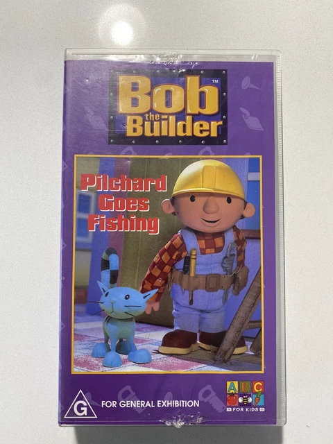 BOB THE BUILDER Pilchard Goes Fishing VHS Video Tape 2001 Childrens TV ...