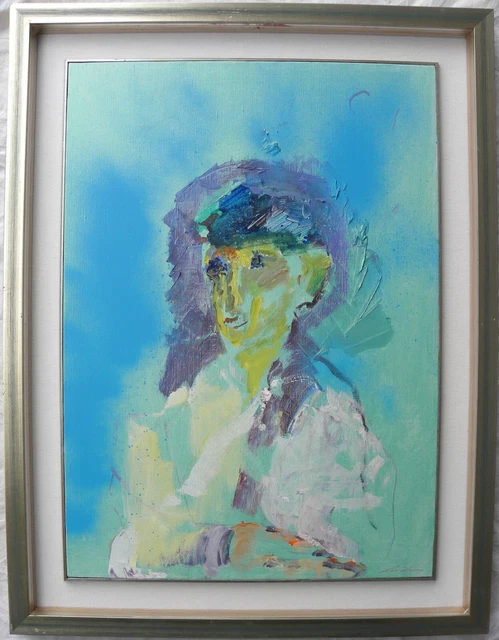 Ernesto TRECCANI (Milano 1920-2009) AUTORITRATTO con la MANO FERITA Nizza 1991 Ernesto TRECCANI (Milano 1920-2009) AUTORITRATTO con la MANO FERITA Nizza 1991