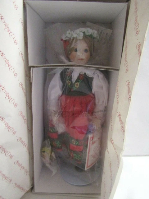 Anastasia Bisque Porcelain Doll 1991 Hamilton Collection Heritage Dolls NIB