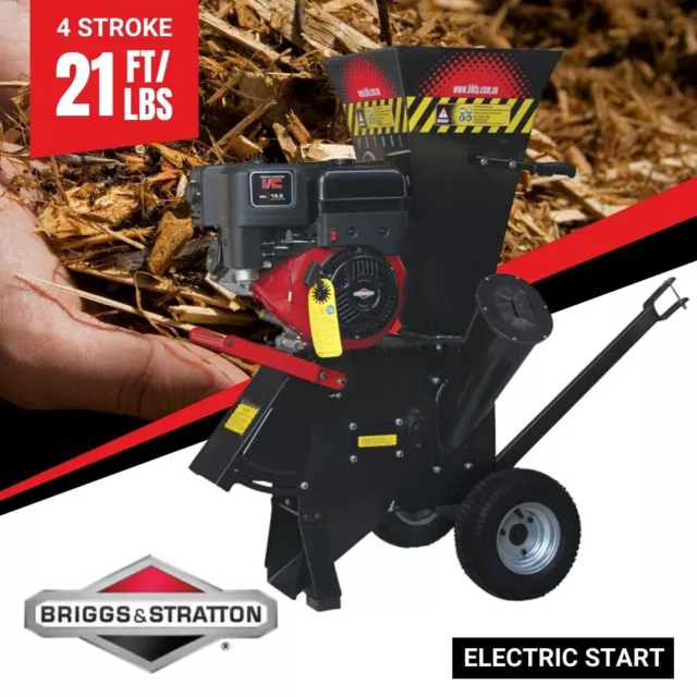 BBT 13.5hp Petrol 420cc Briggs & Stratton Electric Start Garden Wood Mulcher/...