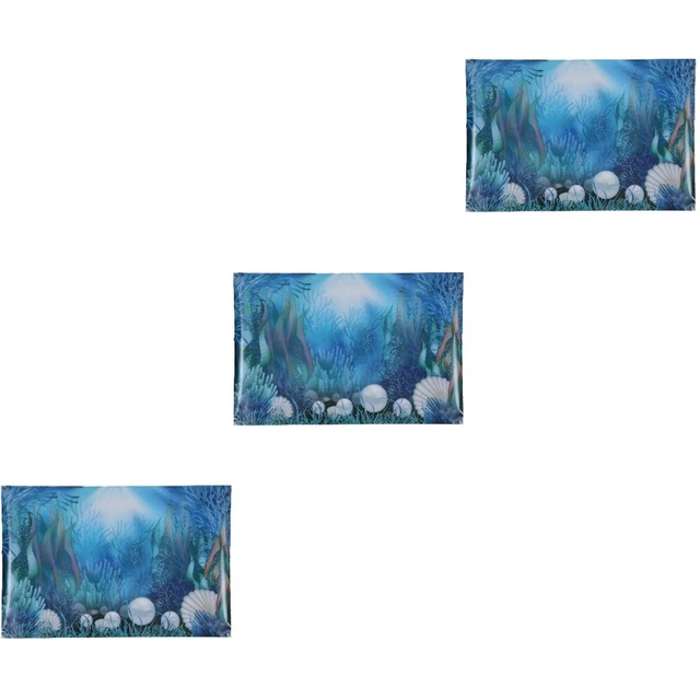 Toile De Fond Photo Sous-marin / Aquarium - 2.5x1.2m, Vinyle Fin, Impression HD, Pour Studio, Fête, Portrait