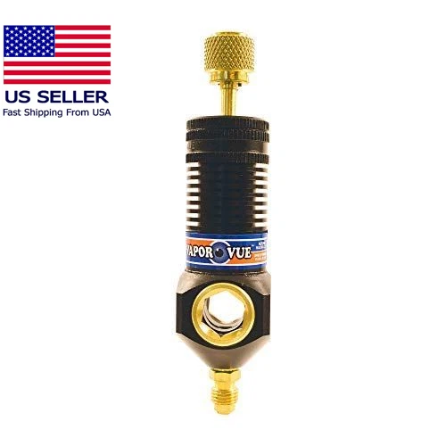 Uniweld Products VV1 Uni-Weld Vapor Vue with 1/4" Fitting,Black Black