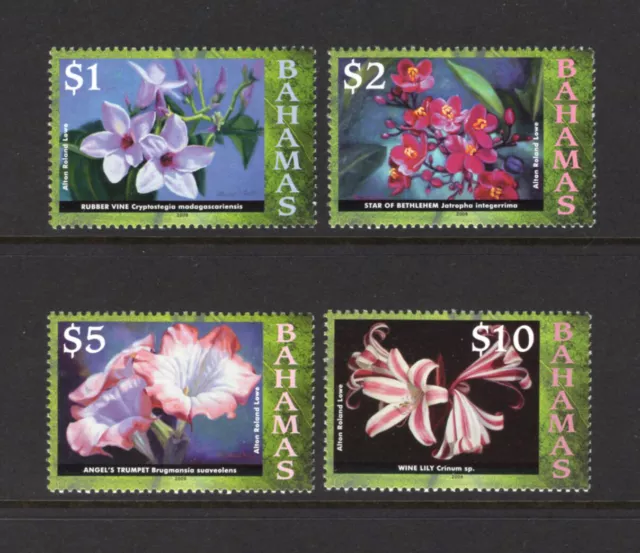 M3615 Bahamas 2006 SG1435/38 - 2006 Flowers. The top 4 values in the set.