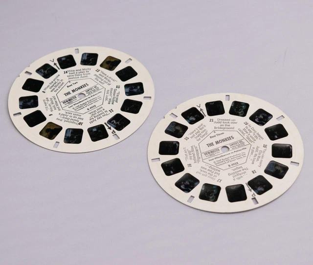 1960s Sawyers View-Master The Monkees Reels x 2 (#2 & #3)
