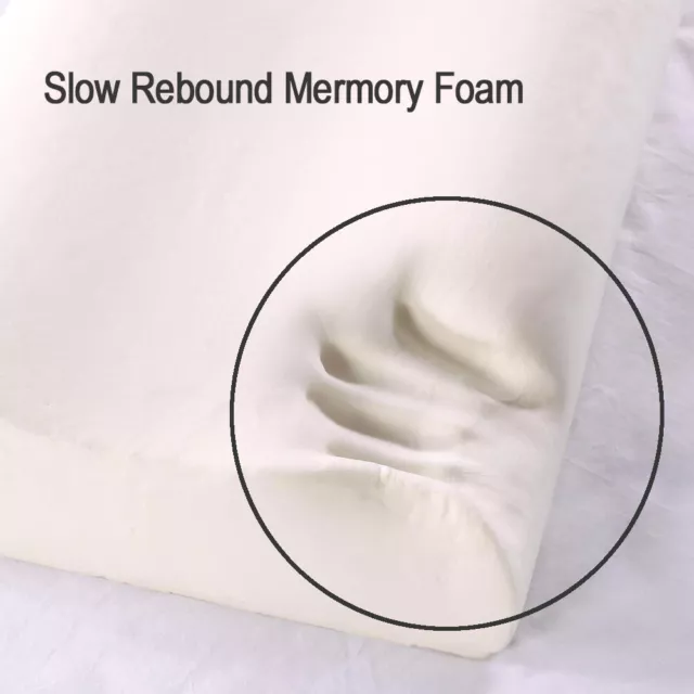 Luxury Soft Contour Bamboo Pillows Cushion Memory Foam Fabric  Hypoallergenic 2