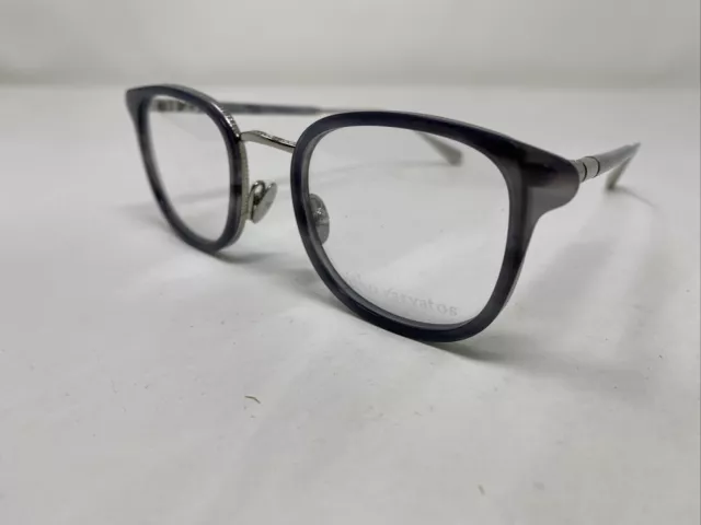 John Varvatos Japan V410 Smoke 49-22-145 Gray Full Rim Eyeglasses Frame KJ49 2