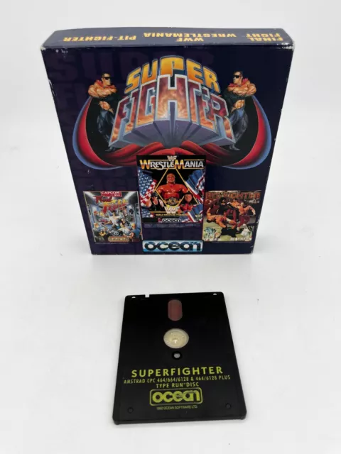 COMPILATION: SUPER FIGHTER (1991) OCEAN ★ AMSTRAD CPC 6128 ★ Complet ★Disquette✅ COMPILATION: SUPER FIGHTER (1991) OCEAN ★ AMSTRAD CPC 6128 ★ Complet ★Disquette✅
