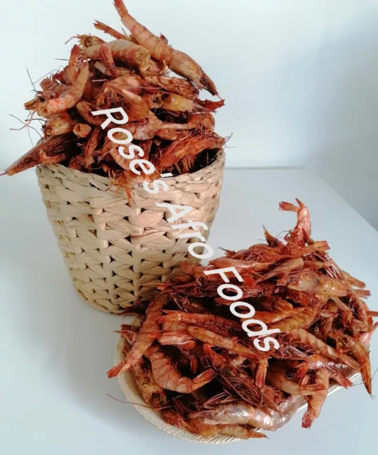 Gamberi affumicati secchi. Oporo (Igbo). Obu Ekeng (Ibibio). Oron gamberetti affumicati