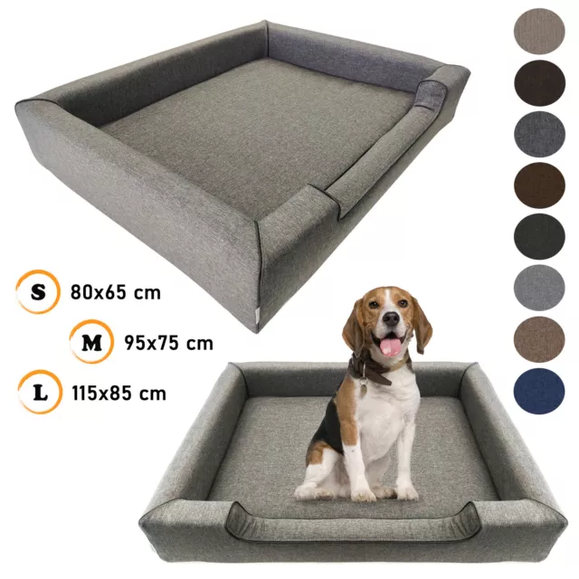 Panier Orthopédique pour Chien Chat Confortable Mémoire de Forme Coussin Canapé