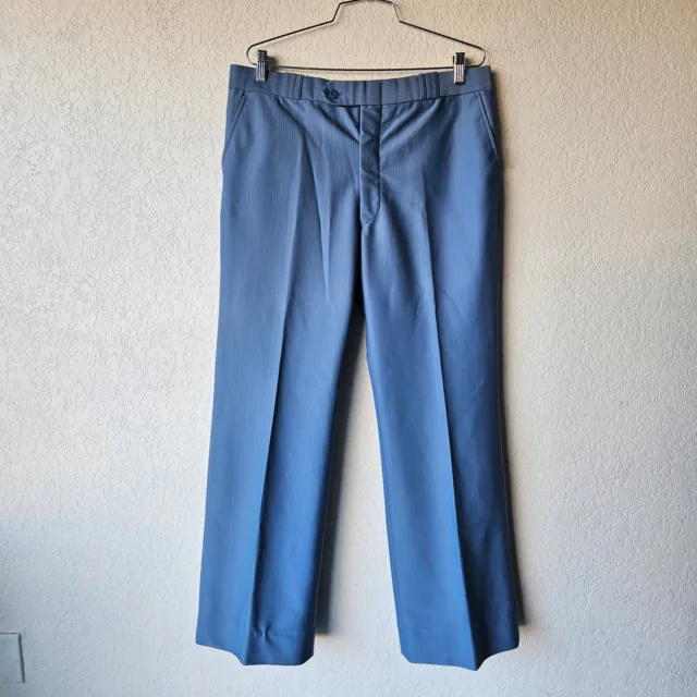 Chambray Bell Bottoms Pants 70s Trousers Flared Blue Cotton Hippie Boho  Wide Leg High Waisted Pants Bellbottom 1970s Vintage Large 32 -  Canada