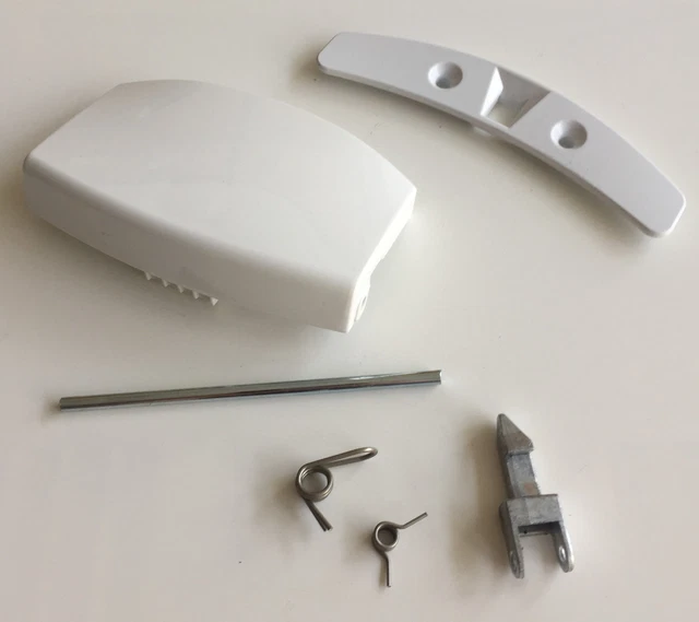 MDS Ersatz-Türgriff Für Waschmaschine – Passend Für AEG, Electrolux, Zanussi (4055087003), Weiß, Kunststoff