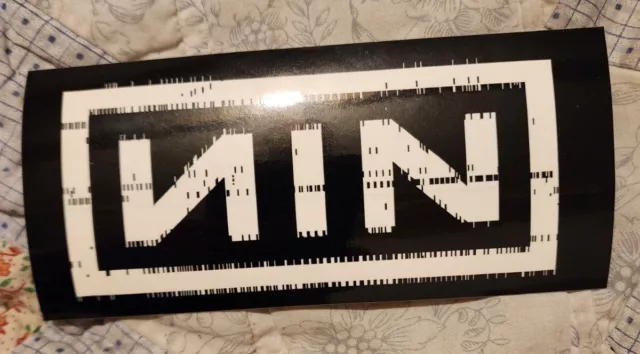 Nine Inch Nails With Teeth Promo Sticker