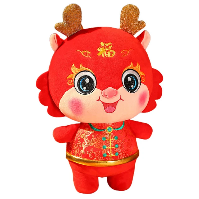 2024 Dragon Mascot Chinese New Year Mascot Doll Plush Toy Doll Child