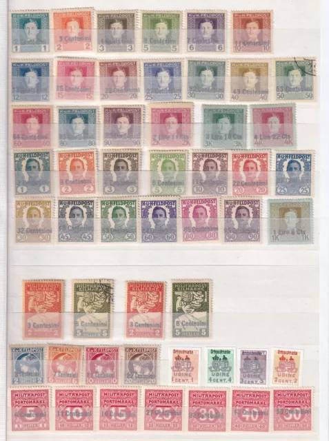 Italy Collection of 52 stamps MLH/CANC VF / HIGH VALUE!