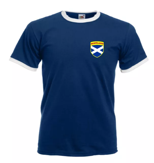SCOTLAND SCOTTISH RUGBY / Football Soccer Crest T-Shirt - All Sizes ...