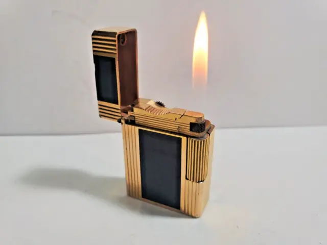 Working Vintage ST Dupont Lighter, Line 1 Small, BR, Laque De Chine 5971/37