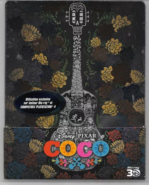 COCO - Disney / Blu-Ray 2D + 3D Steelbook Neuf sous blister - VF