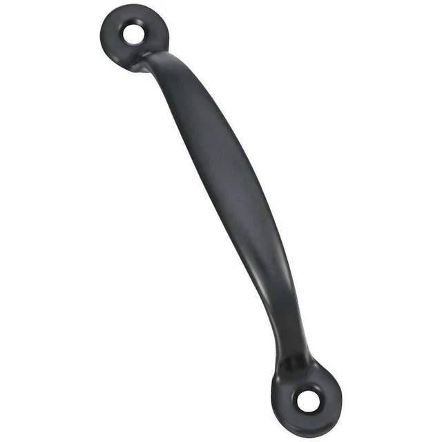 Two Pack  New 4-3/4" National N117-663 Black Satin Door Pull Handle V200