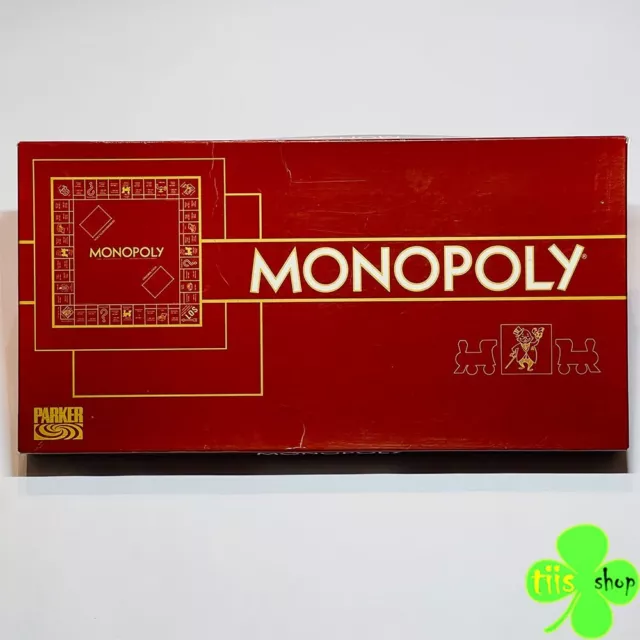 Monopoly DM Version Luxusausgabe Parker 1961 Gesellschaftsspiel Top Zustand!