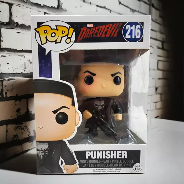 Funko POP! Marvel Daredevil Punisher (Frank Castle) #216 Netflix Vinyl Figure