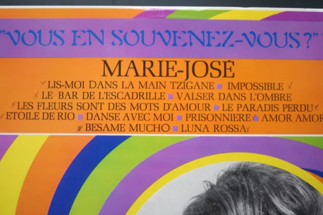 Marie-Jose Vous En Souvenez-Vous N° 4 Luna Rosa Boris Vian 33T Lp Biem Neuf Mint 3