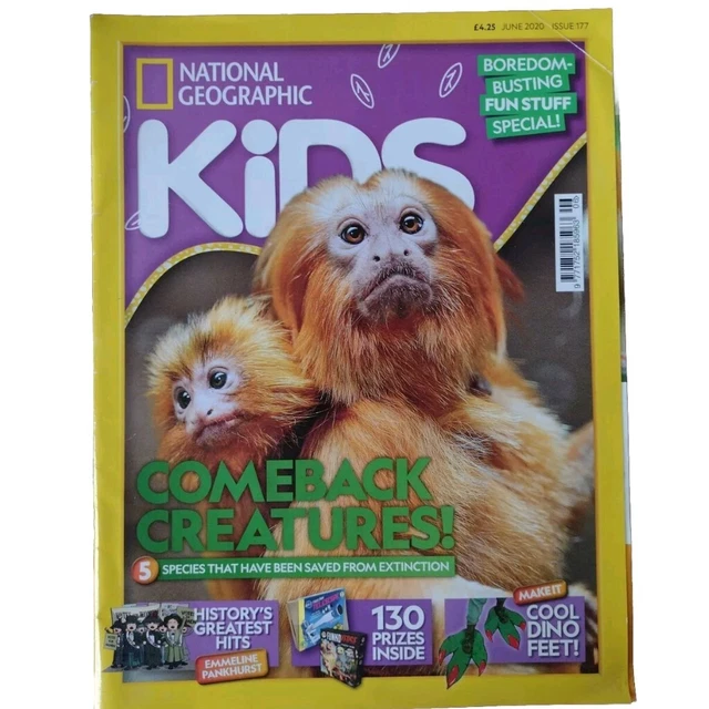 NATIONAL GEOGRAPHIC KIDS MAGAZINE RED PANDAS Issue 177 June 2020 £2.99