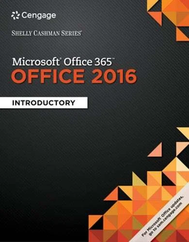 Shelly Cashman Series (R) Microsoft (R) Office 365 & Office 2016: Introductory