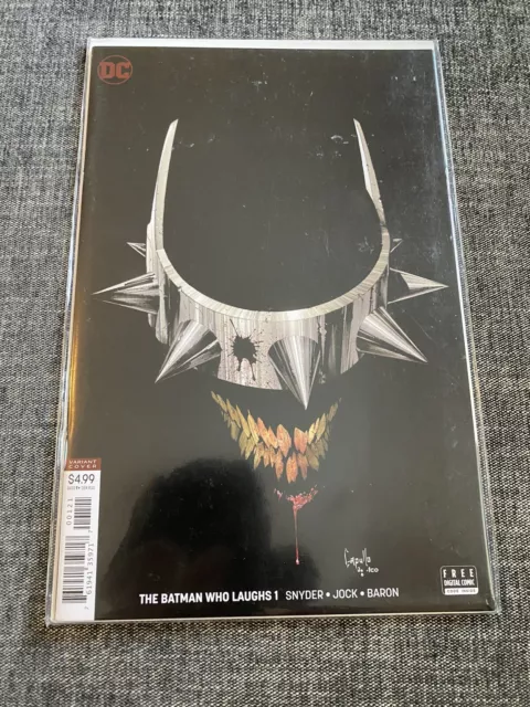 The BATMAN Who Laughs #1 B Greg Capullo Variant - 2019