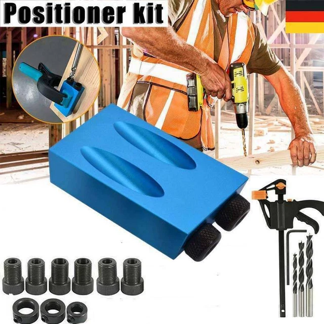 CENPEK Bohrloch-Positionierer – Selbstzentrierend, Für 6/8/10 Mm Löcher, Aluminium, Holzbearbeitung