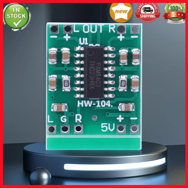 Pam8403 Dual Channel Module PAM8403 MODULE DUAL Channel Power Amplifier Board Useful DC2.5-5.5V ...