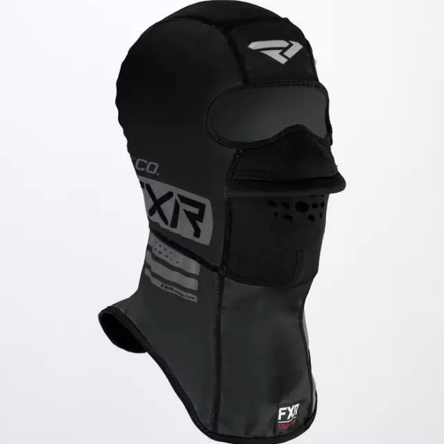 FXR COLD-STOP RACE Balaclava Face Mask Snow Snowmobile - BLACK - LARGE - NEW