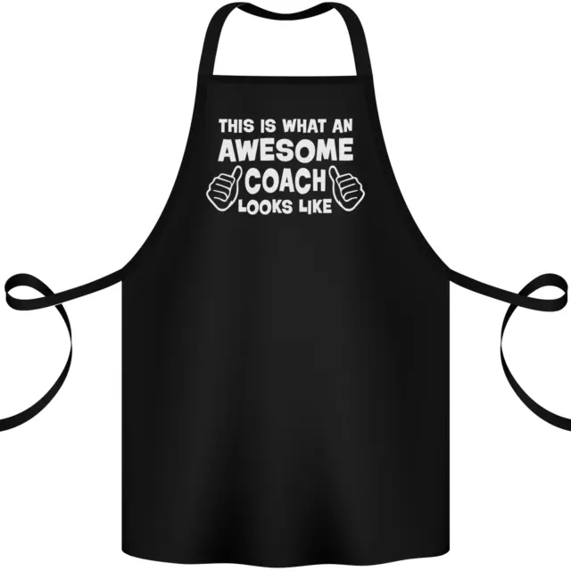 Awesome Coach Rugby Football Tennis Cotton Apron 100% Organic