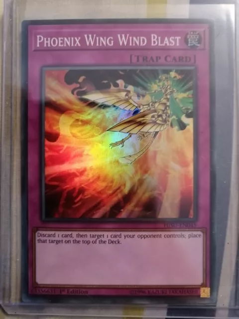 Yu-Gi-Oh! TCG: "Phoenix Wing Wind Blast" Super Rare NM (HISU-EN045)