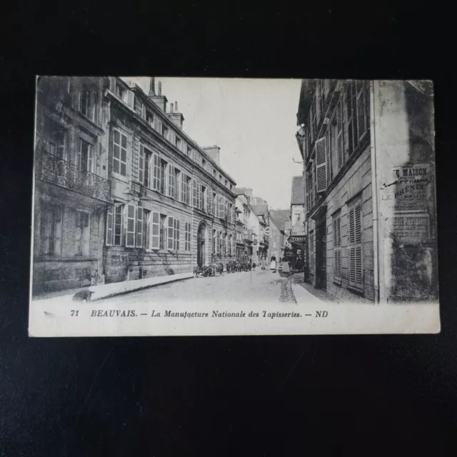 Postcard Cpa Beauvais Manufacture Nationale Des Tapisseries / Oise