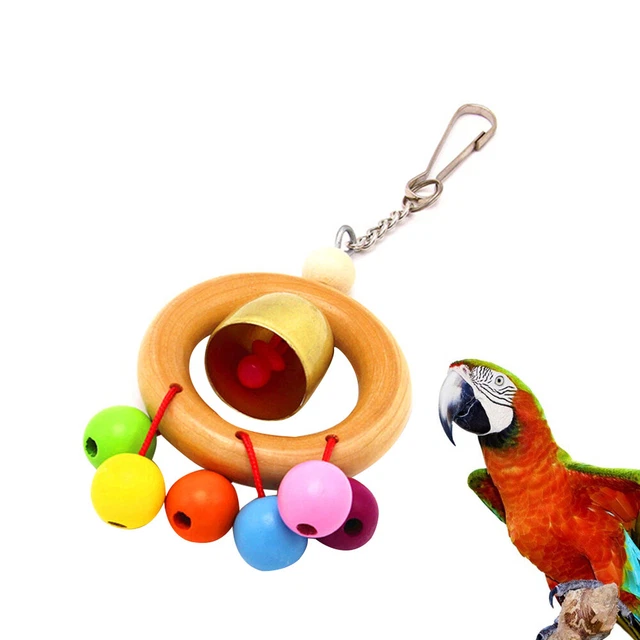 1Pc Parrot Stand Rack Papagei Spielzeug Vogel Klettern Stehen Vogel Biss Spielze 8