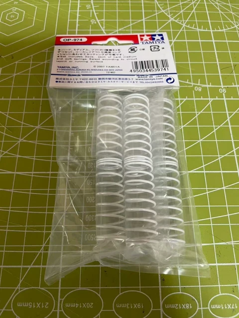 TAMIYA HOP-UP OPTIONS OP.974 TRF501X Setting Spring F 53974 JAPAN EUR ...