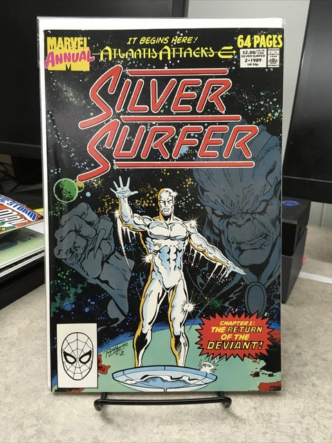 Silver Surfer Annual #2 (1989) Atlantis Attacks Marvel Comics Ron Lim Cover