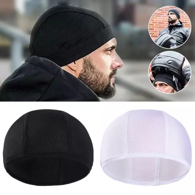 1Pcs Breathable Sports Quick-Drying Skull Cap Hat Riding Liner Helmet Inner R9C4