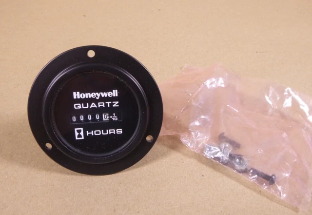 New Mil-Spec Hobbs Hour Meter 0-10000 Hours 2" Panel 10-40VDC 6645-01-442-0899