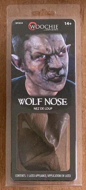 Woochie Wolf Nose 1 Latex Appliance Halloween SpecialFX SFX WO654 Cinema Secrets