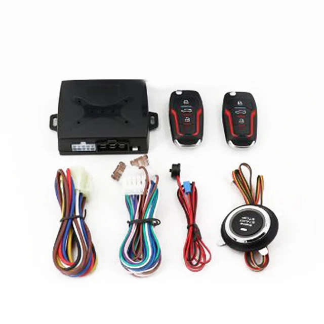 Car Keyless Entry System Remote Start /Stop Control Engine Start Push Button Kit