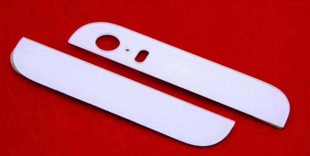 Abdeckung Kamera Oben Unten Rück Cover für iPhone 5S A1518 A1528 + Kleber Weiß