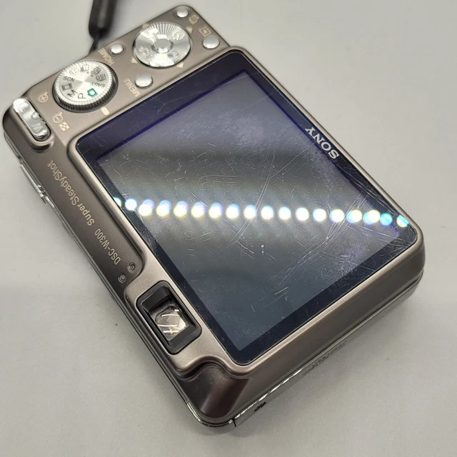 Sony Cybershot DSC-W300 13,6 megapixel fotocamera digitale compatta argento testato 18