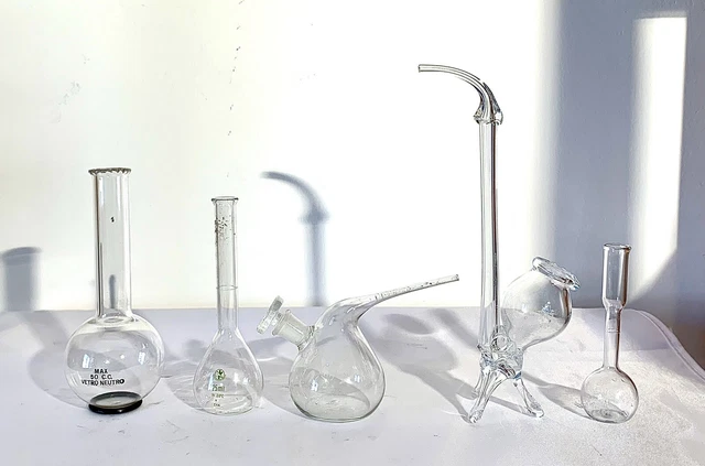 5 Piccoli Vetri Laboratorio Vintage
