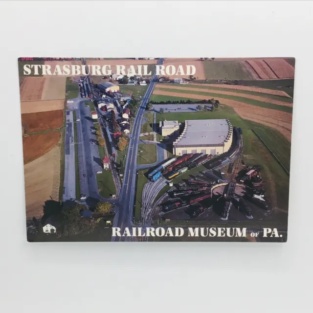 VTG Postcard The Strasburg Rail Road PA Pennsylvania Aerial View Color 4 x6