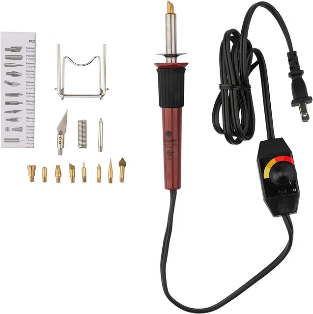 Creative Versa Tool Control de Temperatura Variable Quema de Leña Paquete Básico de 11 Puntos