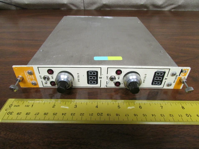Bertan 362 Doppelt Hochspannung Netzteil Dpm Readouts Nim Bin Plugin SN5151