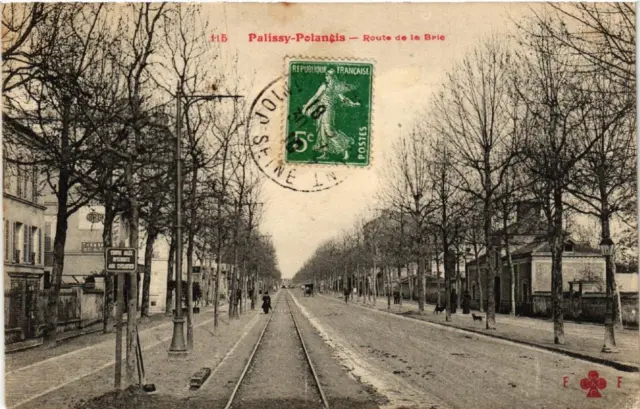 CPA PALISSY-POLANGIS Route de la Brie. (509521)