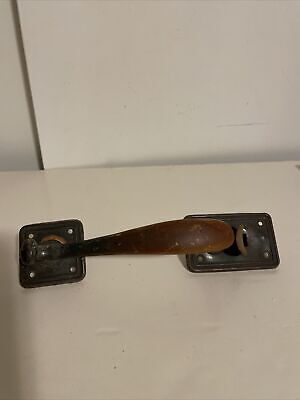 antique / vintage brass door pull handle parts