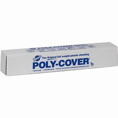 WARP BROTHERS 6LX10-C 10' x 50' 6 Mil Clear Poly Sheeting																				...
